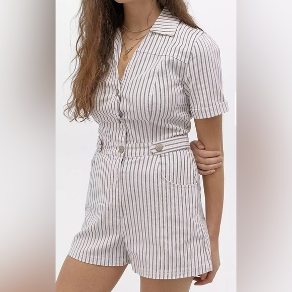 BDG Pants - Urban Outfitters Striped Romper